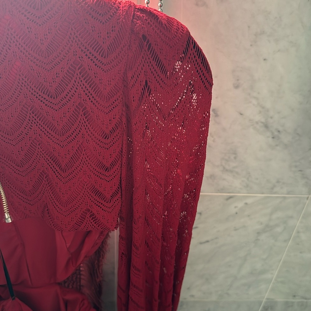 PatBO Red Mini Dress - Picture 5 of 5